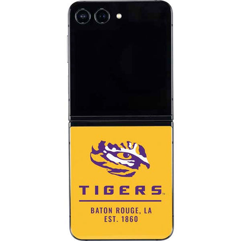 Louisiana State University - LSU Tigers Baton Rouge Yellow Galaxy Z Flip5 5G Skin
