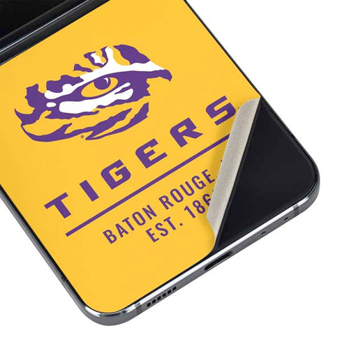 Louisiana State University - LSU Tigers Baton Rouge Yellow Galaxy Z Flip5 5G Skin