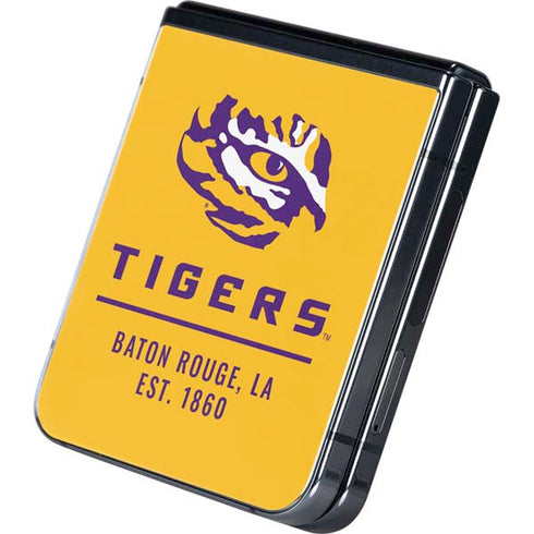 Louisiana State University - LSU Tigers Baton Rouge Yellow Galaxy Z Flip5 5G Skin