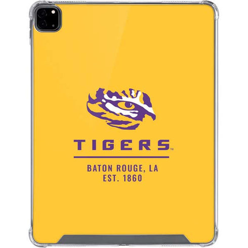 Louisiana State University - LSU Tigers Baton Rouge Yellow iPad Pro 12.9in (2020) Clear Case