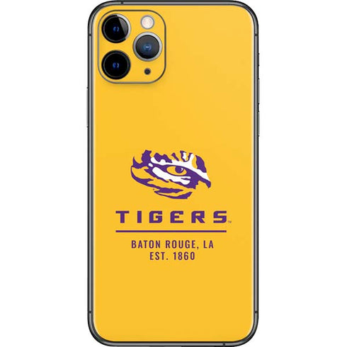 Louisiana State University - LSU Tigers Baton Rouge Yellow iPhone 11 Pro Skin