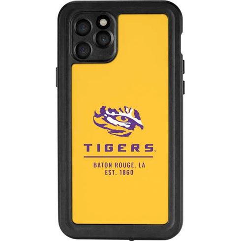 Louisiana State University - LSU Tigers Baton Rouge Yellow iPhone 11 Pro Waterproof Case