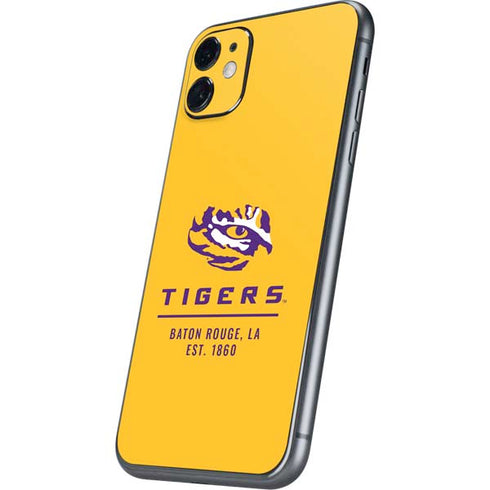 Louisiana State University - LSU Tigers Baton Rouge Yellow iPhone 11 Skin