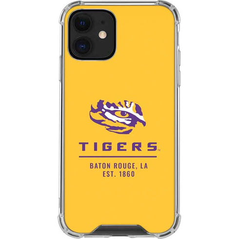 Louisiana State University - LSU Tigers Baton Rouge Yellow iPhone 12 Mini Clear Case