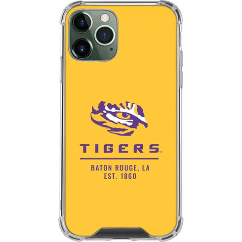Louisiana State University - LSU Tigers Baton Rouge Yellow iPhone 12 Pro Max Clear Case