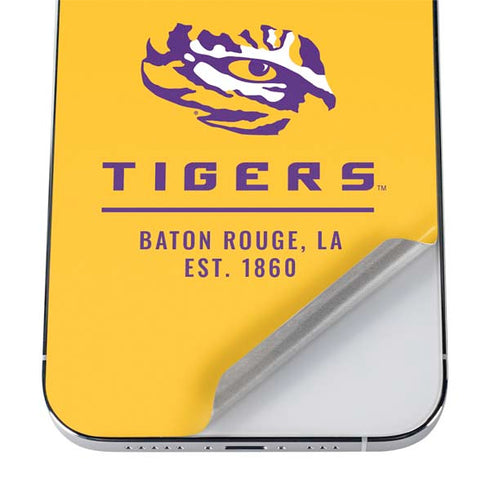 Louisiana State University - LSU Tigers Baton Rouge Yellow iPhone 12 Pro Max Skin