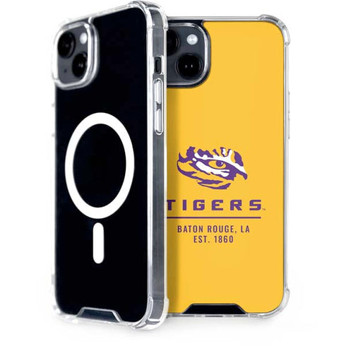 Louisiana State University - LSU Tigers Baton Rouge Yellow iPhone 15 Plus MagSafe Case