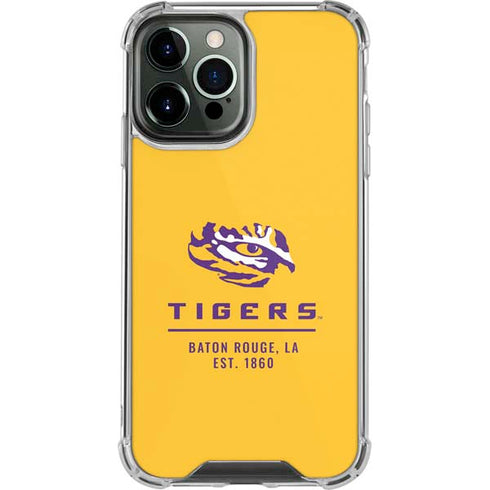 Louisiana State University - LSU Tigers Baton Rouge Yellow iPhone 15 Pro Max Clear Case