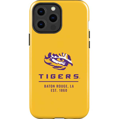 Louisiana State University - LSU Tigers Baton Rouge Yellow iPhone 15 Pro Max Impact Case