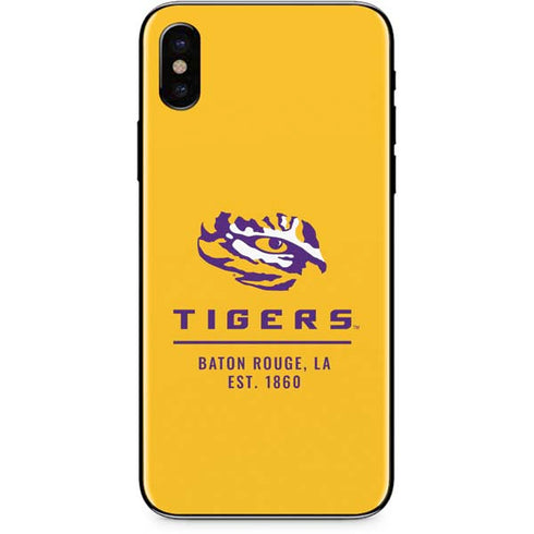 Louisiana State University - LSU Tigers Baton Rouge Yellow iPhone XS Max Skin
