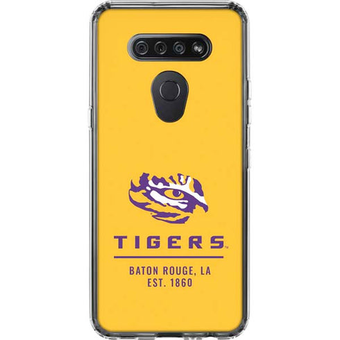 Louisiana State University - LSU Tigers Baton Rouge Yellow LG K51/Q51 Clear Case