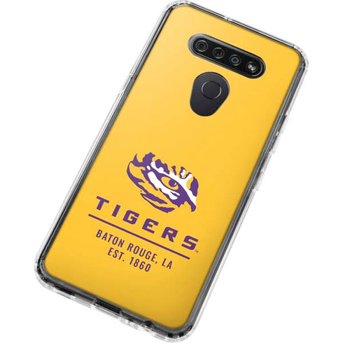 Louisiana State University - LSU Tigers Baton Rouge Yellow LG K51/Q51 Clear Case
