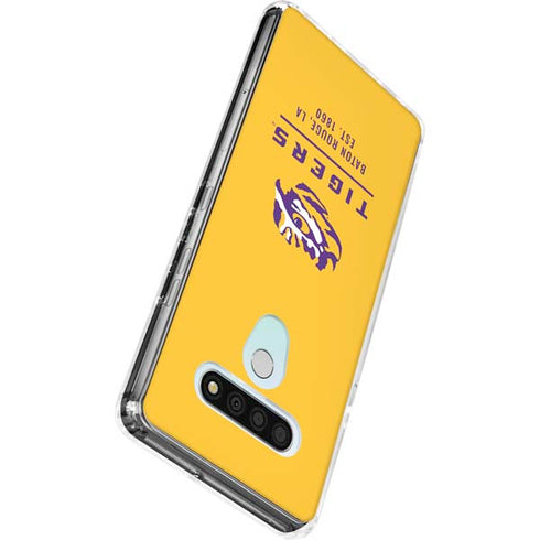 Louisiana State University - LSU Tigers Baton Rouge Yellow LG Stylo 6 Clear Case