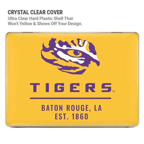 LSU Tigers Baton Rouge Yellow MacBook Air 15in (2023-2025) Case plus Skin