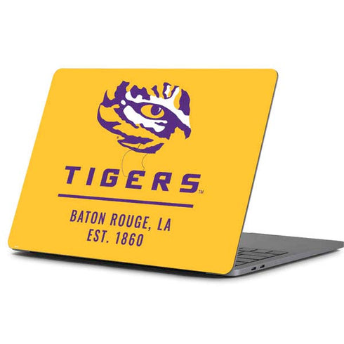 Louisiana State University - LSU Tigers Baton Rouge Yellow Apple MacBook Pro 13-inch Skin