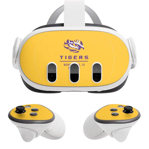Louisiana State University - LSU Tigers Baton Rouge Yellow Meta Quest 3 Skin