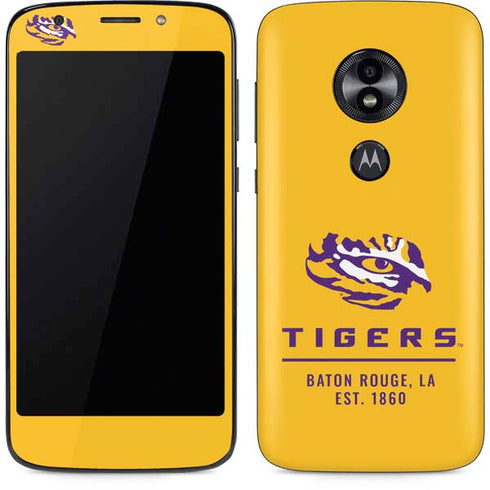 Louisiana State University - LSU Tigers Baton Rouge Yellow Moto E5 Play Skin
