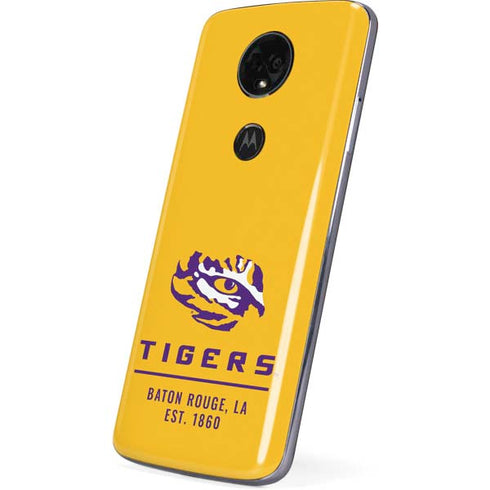 Louisiana State University - LSU Tigers Baton Rouge Yellow Moto E5 Plus Skin