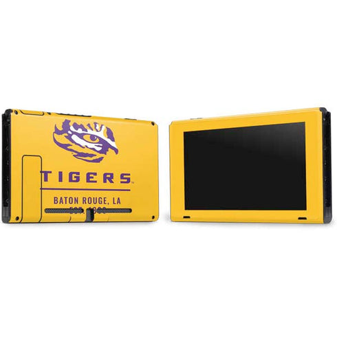 Louisiana State University - LSU Tigers Baton Rouge Yellow Nintendo Switch Bundle Skin
