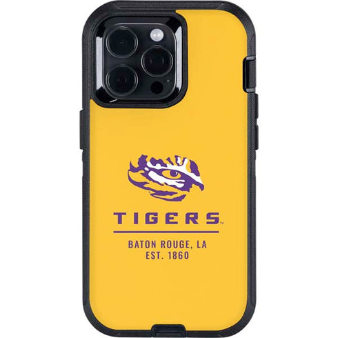 Louisiana State University - LSU Tigers Baton Rouge Yellow Otterbox Defender iPhone Skin