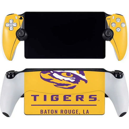 Louisiana State University - LSU Tigers Baton Rouge Yellow PlayStation Portal Remote Player Skin