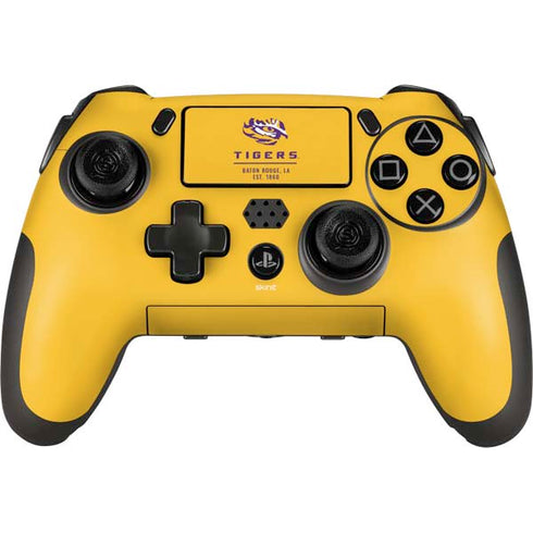 Louisiana State University - LSU Tigers Baton Rouge Yellow PlayStation Scuf Vantage 2 Controller Skin