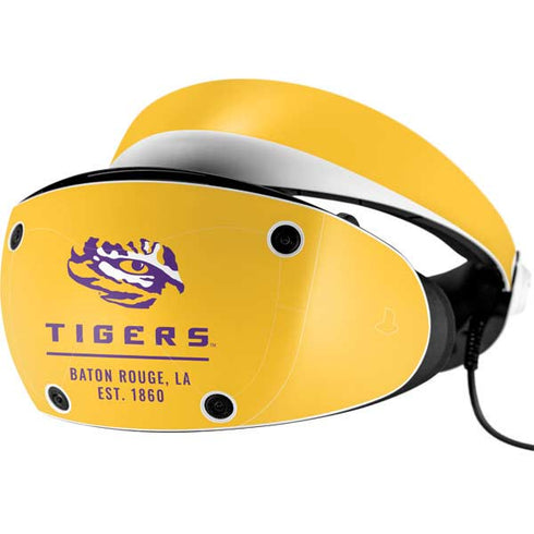 Louisiana State University - LSU Tigers Baton Rouge Yellow PlayStation VR2 Skin
