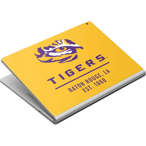 Louisiana State University - LSU Tigers Baton Rouge Yellow Surface Book Skin