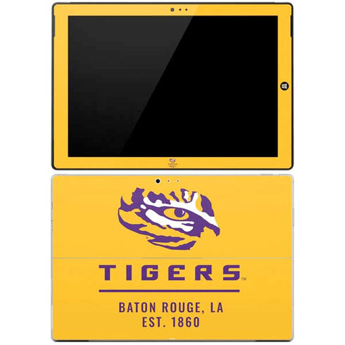 Louisiana State University - LSU Tigers Baton Rouge Yellow Surface Pro 3 Skin
