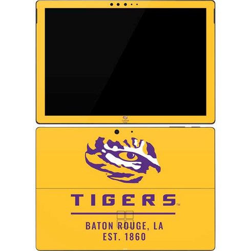 Louisiana State University - LSU Tigers Baton Rouge Yellow Surface Pro 7 Skin