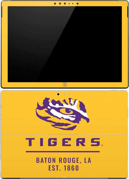Louisiana State University - LSU Tigers Baton Rouge Yellow Surface Pro (2017) Skin