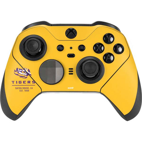 Louisiana State University - LSU Tigers Baton Rouge Yellow Xbox Elite Wireless Controller Series 2 Skin