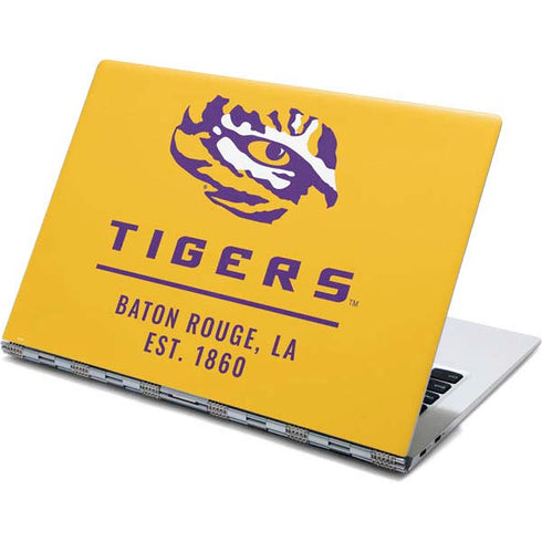 Louisiana State University - LSU Tigers Baton Rouge Yellow Yoga 910 2-in-1 14in Touch-Screen Skin