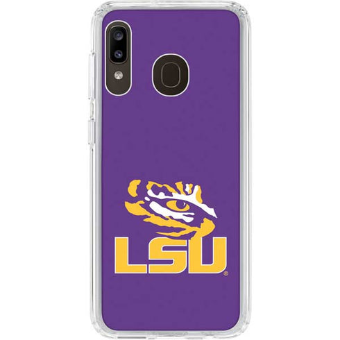 Louisiana State University - LSU Tigers Mascot Galaxy A20 Clear Case