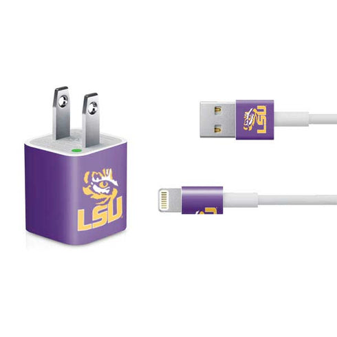 Louisiana State University - LSU Tigers Mascot iPhone Charger (5W USB) Skin