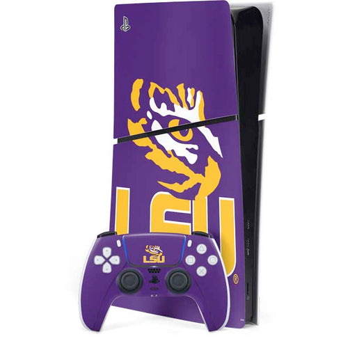 Louisiana State University - LSU Tigers Mascot PS5 Slim Digital Edition Bundle Skin