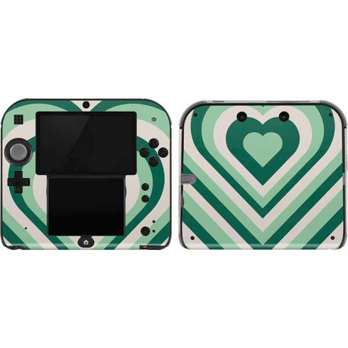 Lucky Heart Pattern Nintendo 2DS Skin