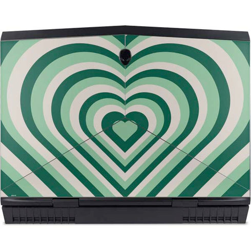 Lucky Heart Pattern Dell Alienware Skin