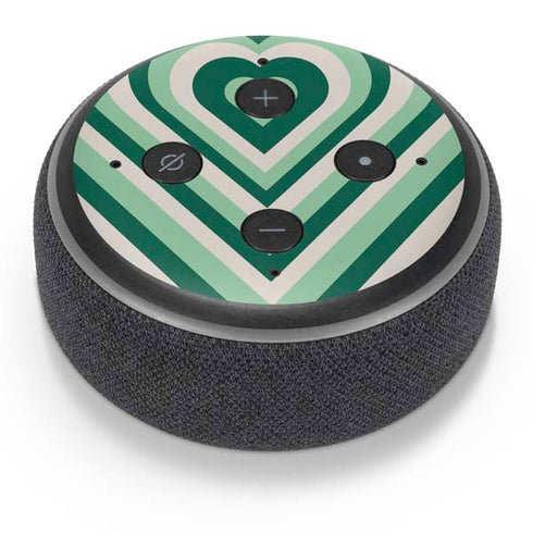 Lucky Heart Pattern Amazon Echo Dot Skin