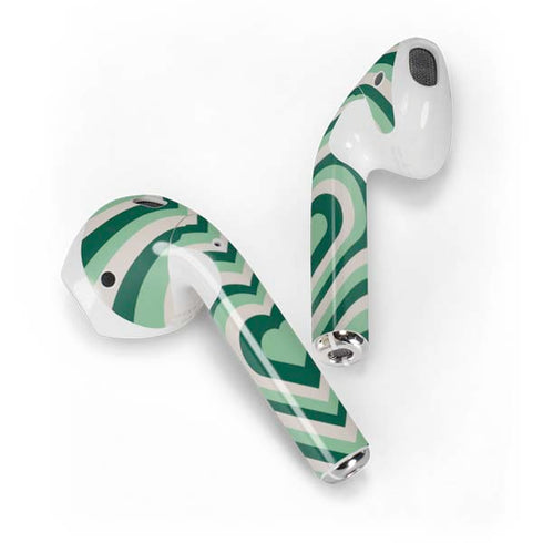 Lucky Heart Pattern Apple AirPods Skin
