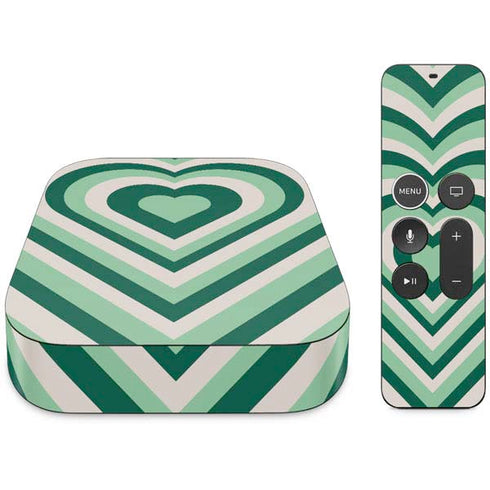Lucky Heart Pattern Apple TV Skin