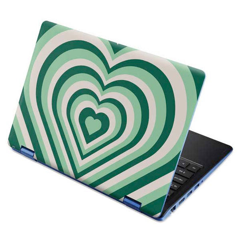 Lucky Heart Pattern Aspire R11 11.6in Skin