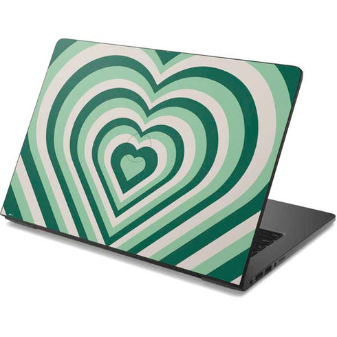 Lucky Heart Pattern Dell Chromebook Skin