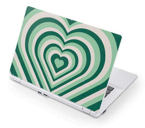 Lucky Heart Pattern Acer Chromebook Skin