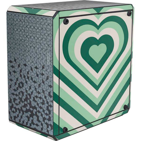 Lucky Heart Pattern Cooler Master MasterBox Q300L Mini Tower Skin