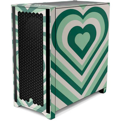 Lucky Heart Pattern Corsair 4000D Tempered Glass Mid-Tower ATX Case Skin