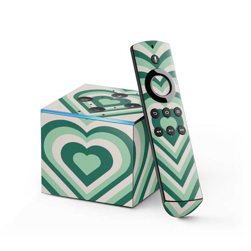 Lucky Heart Pattern Fire TV Cube Skin