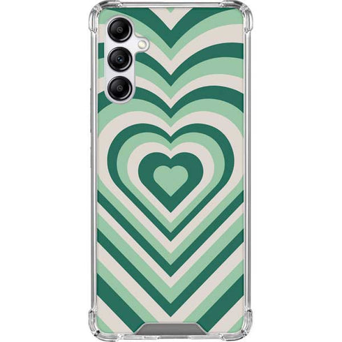 Lucky Heart Pattern Galaxy A14 5G Clear Case