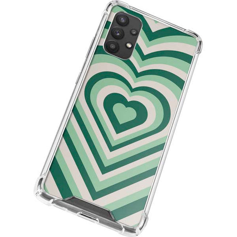 Lucky Heart Pattern Galaxy A32 5G Clear Case