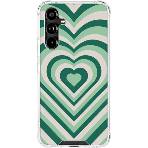 Lucky Heart Pattern Galaxy A54 5G Clear Case